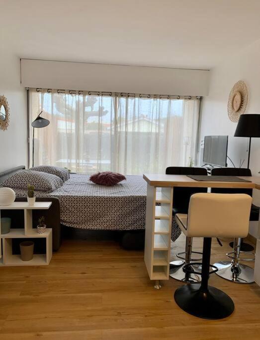 Apartment Du Port Avec Terrasse, Parking Privatif, Piscine Dans , Wifi, Menage Compris *